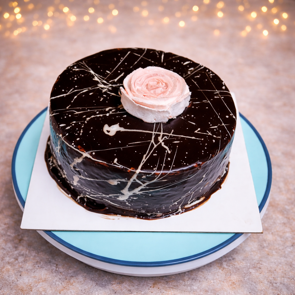 Spooky Spider Web Cake by Sugar & Soul